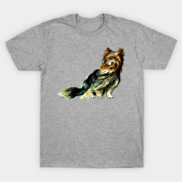 Yorkshire Terrier T-Shirt by VicaVeresk